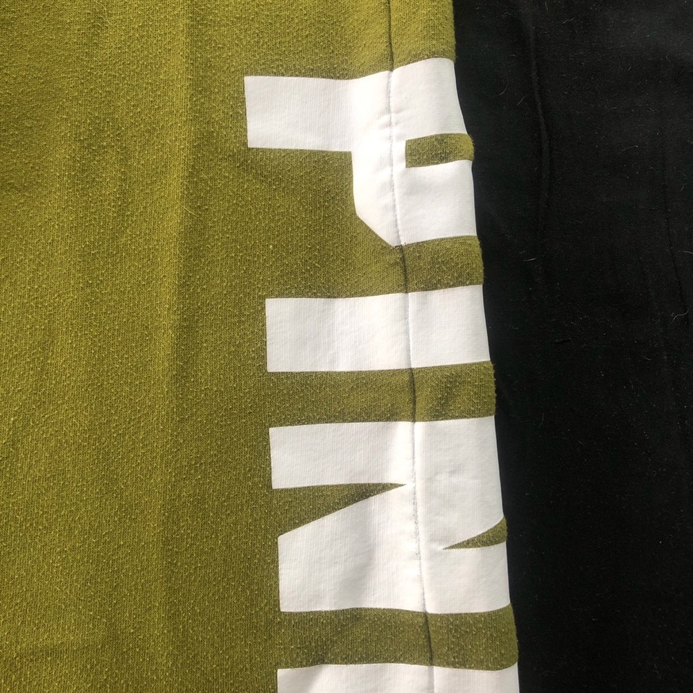 Victoria’s Secret PINK Lounge Boyfriend Wide Sweatpants Pants Olive Green Size M - Picture 3 of 7